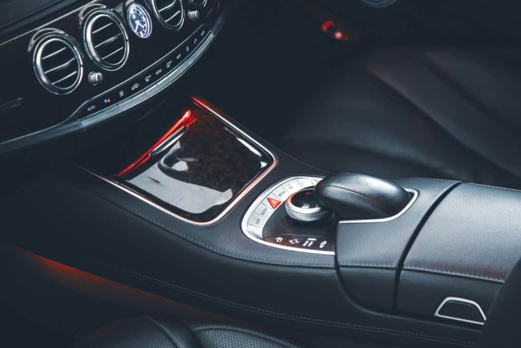 Ambientebeleuchtung in einem Mercedes
